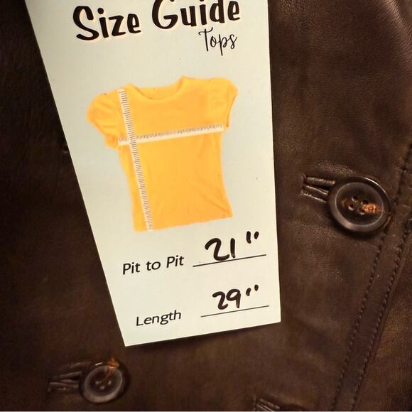 We The Free Dark And Stormy Leather Short Trench - Picture 9 of 9